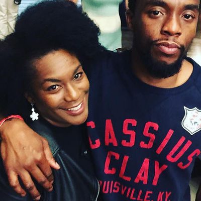 Dawn Gilliam and Chadwick Boseman